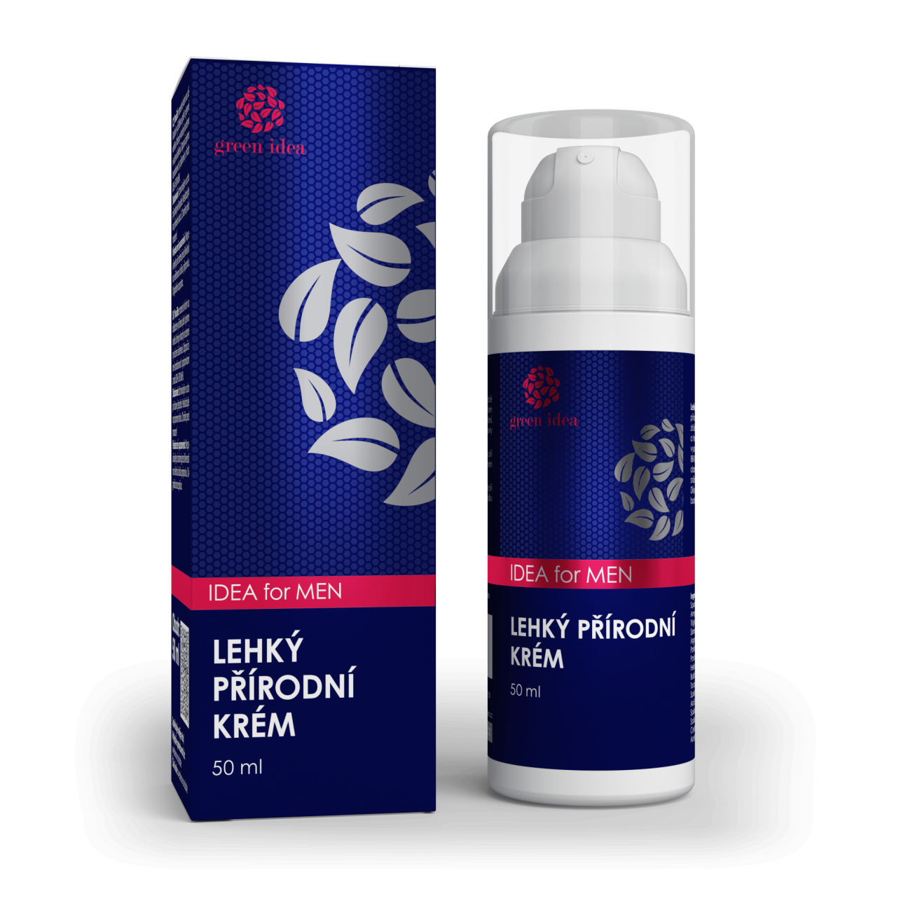 IDEA for MEN - Lehký přírodní krém pro muže 50 ml - Green idea