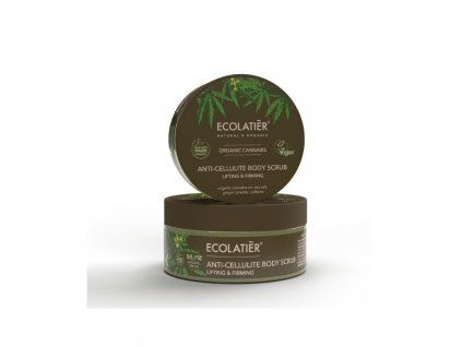 Anti-cellulit testradír Lifting &amp; Firming Organic Cannabis - 300 g - Ecolatier