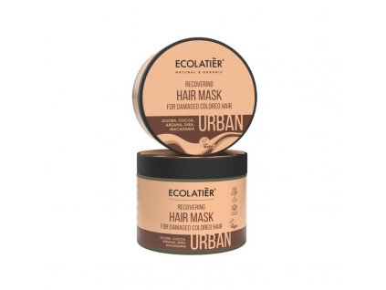 Regeneráló maszk sérült és festett hajra - 380 ml - Ecolatier