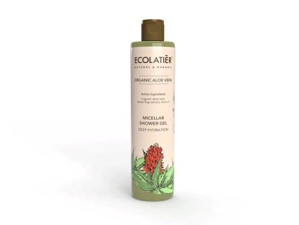 Micellás tusfürdő hidratáló Oganic Aloe Vera 350 ml Ecolatier 1000x800