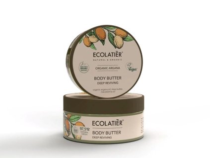 Mélyen tápláló testvaj Bio Argan 200 ml Ecolatier 1000x750