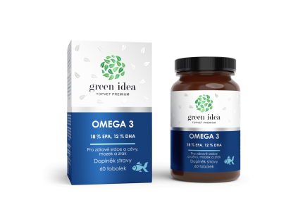 Omega 3 – 18% EPA, 12% DHA – 60 kapszula – Green idea
