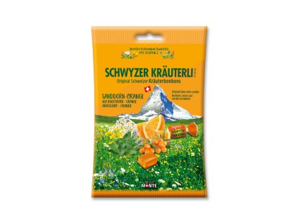 DOMACO Gyógynövénycukorka - Homoktövis + narancs 75 g - Green idea