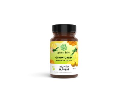 Gummygreen - Kurkuma + gyömbér 60 db - Green idea