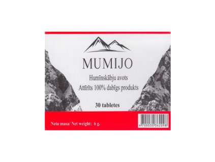 Altai mumio Shilajit - 30 tabletta - TML