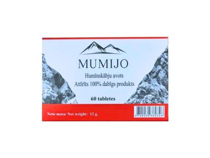 Altaji múmijó Shilajit – 60 tabletta – BIOVIT LLC