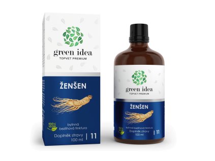 Ginzeng - alkoholmentes tinktúra 100 ml - Green idea