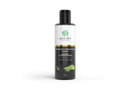 Bergamot és citromfű - fürdő- és testolaj 200 ml - Green idea