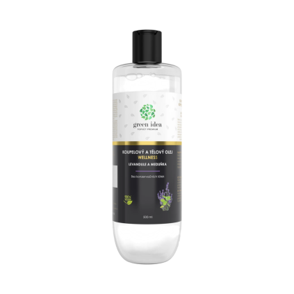 Levendula és citromfű – fürdő- és testolaj 500 ml – Green idea