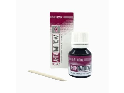 Kozmetikai gél papillómákra és szemölcsökre – 10 ml – Elixir