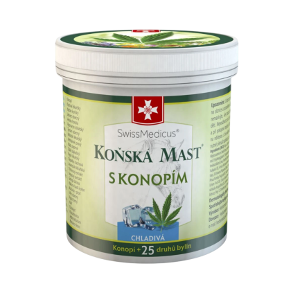 SwissMedicus hűsítő lóbalzsam kenderrel 250 ml