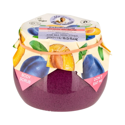 Mama Pharmelia szilvás hámlasztó testradír – 250 ml