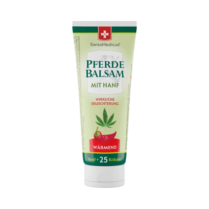 SwissMedicus melegítő lóbalzsam kenderrel – 75 ml