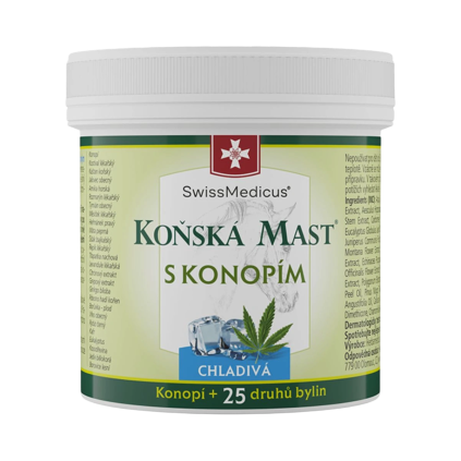 SwissMedicus hűsítő kenderes lóbalzsam – 500 ml