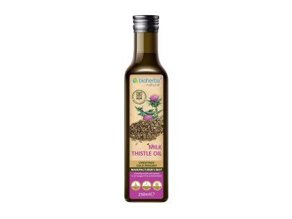 Hidegen sajtolt máriatövisolaj – 250 ml – Bioherba