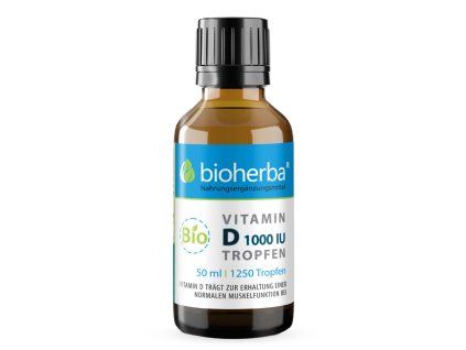 D-vitamin cseppek 1000 NE (25 µg) - Bioherba