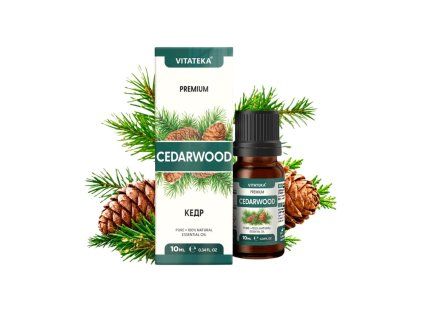 Vitateka cédrus illóolaj 100% - 10 ml
