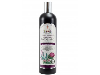Hagyományos szibériai hajbalzsam bojtorján-propoliszból - hajhullás ellen - Agafia Nagymama - 550 ml