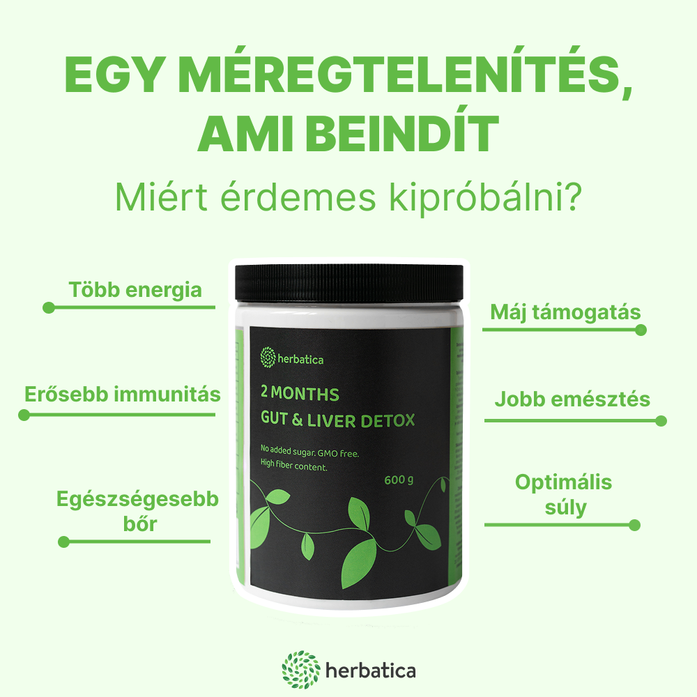 Méregtelenítő kúra a májnak és a beleknek máriatövissel és két rost erejével, 600g - Herbatica