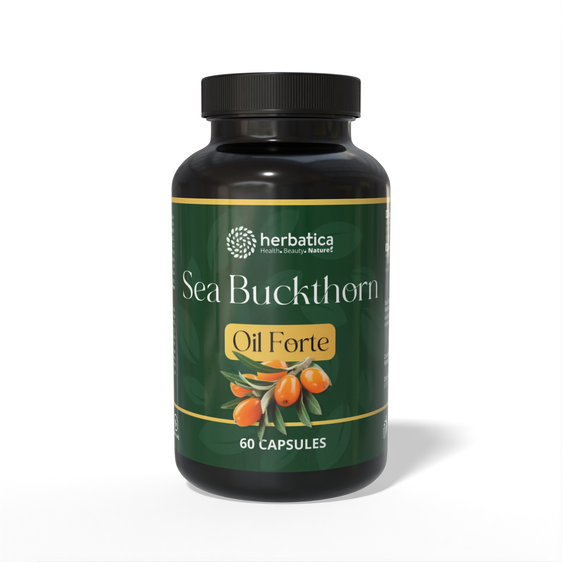 Homoktövis olaj Forte kapszula/500mg - 100 kapszula - Herbatica