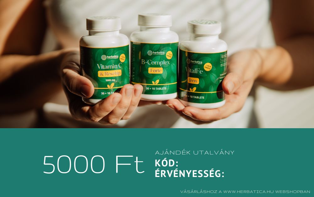 Herbatica ajándékutalvány 5000 Ft értékben