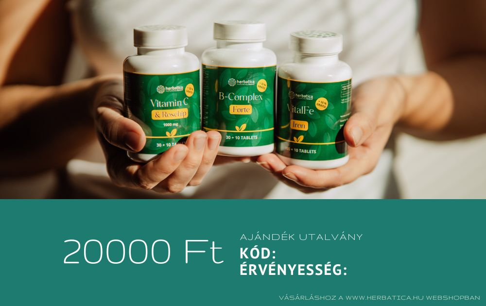 Herbatica ajándékutalvány 20 000 Ft értékben