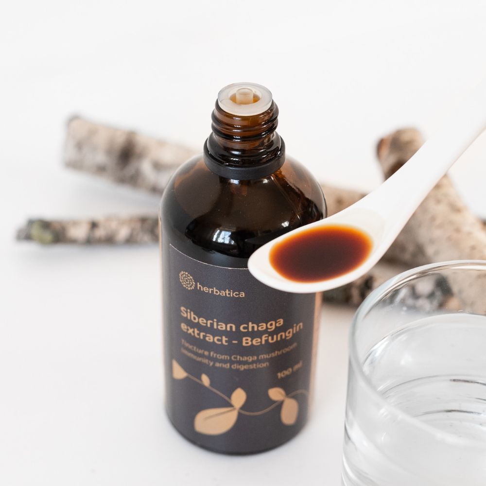 Befungin - tinktúra szibériai Chaga kivonattal - 100 ml - Herbatica