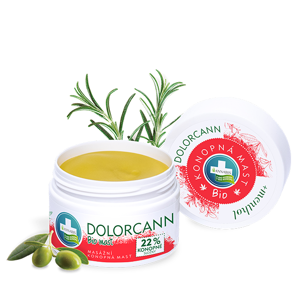 DOLORCANN Bio kendermasszázs kenőcs mentollal - 50 ml - Annabis