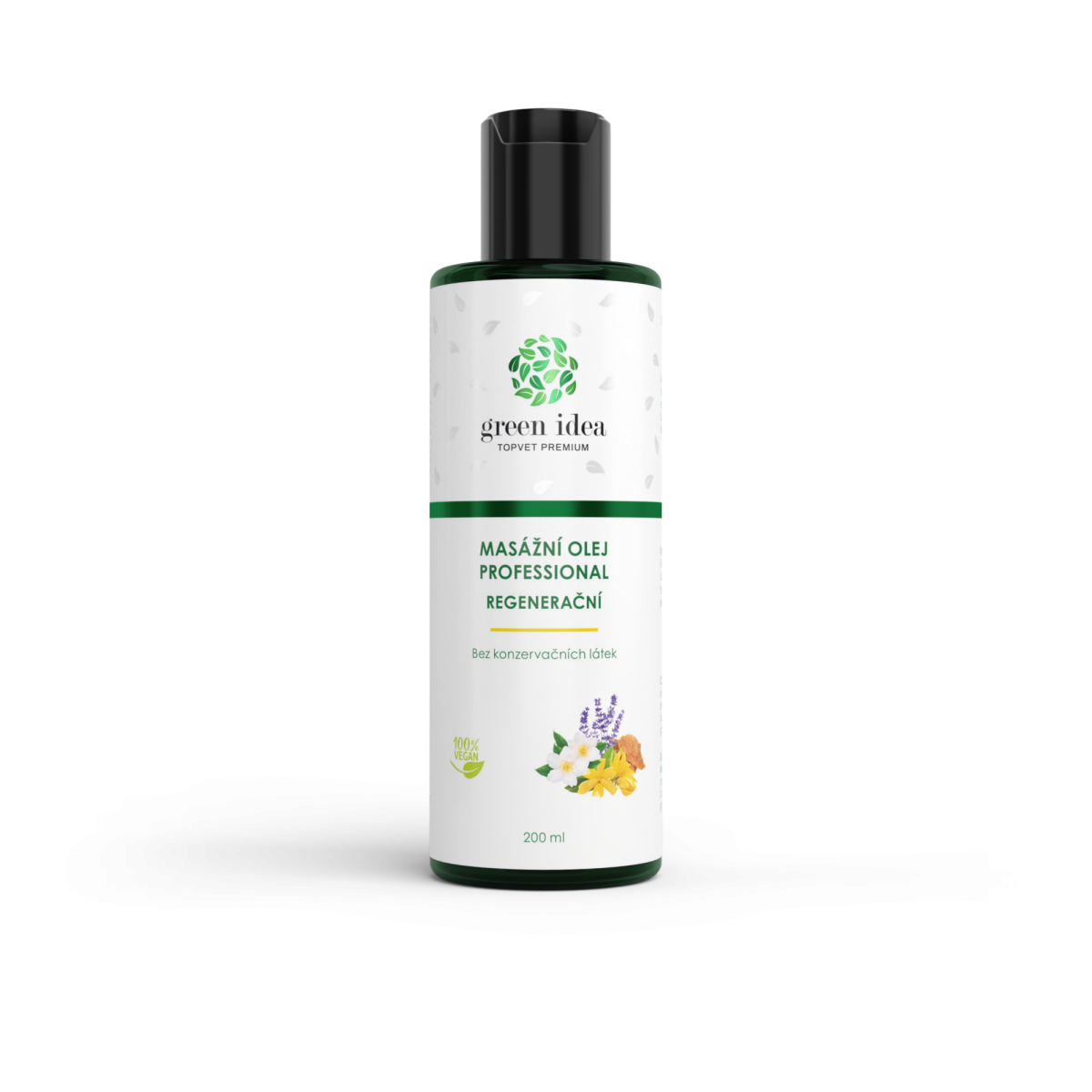 Regeneráló masszázsolaj 200 ml - Green idea
