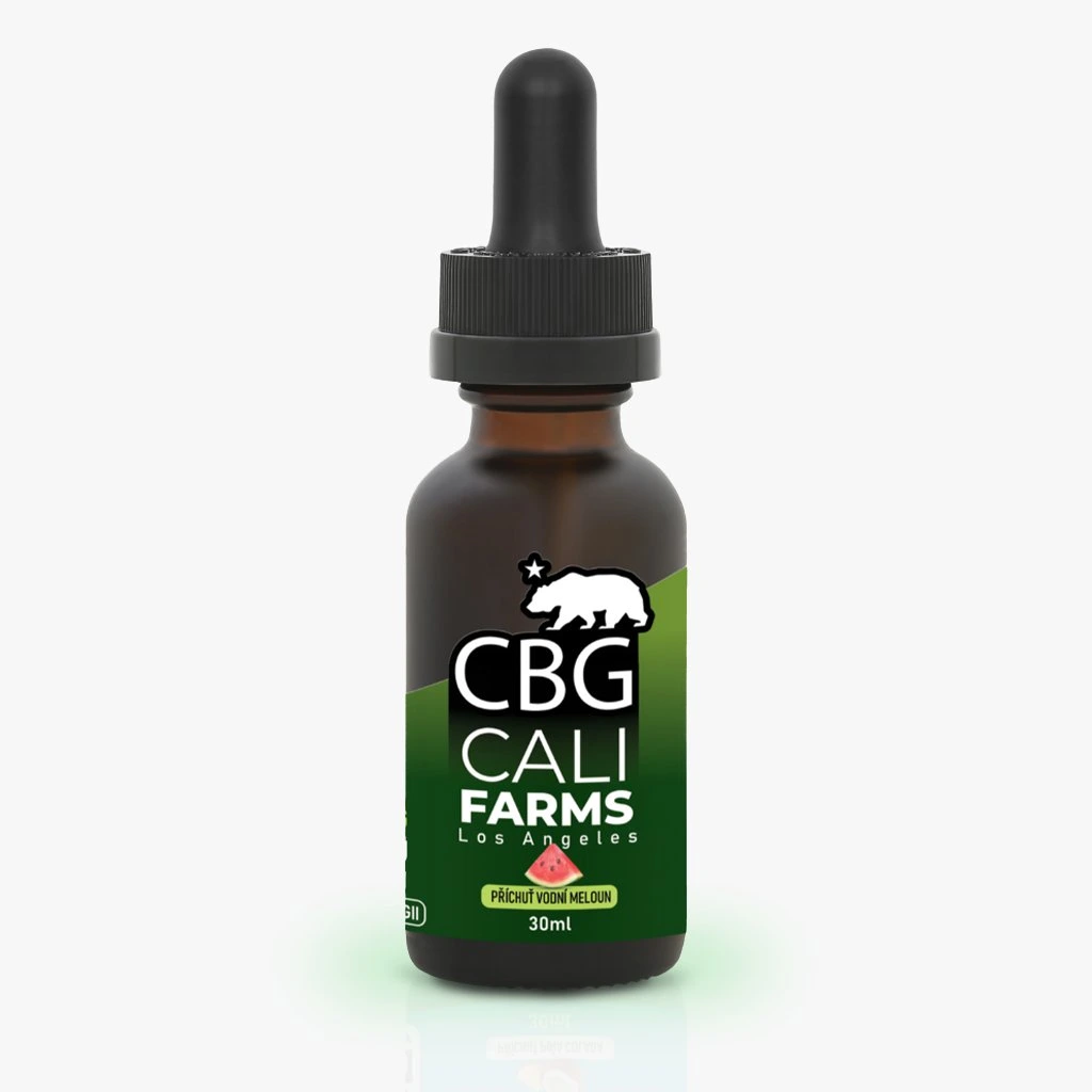 CBD + CBG Olaj (2000 mg CBD + 500 mg CBG) – Görögdinnye – 30 ml – CaliFarms