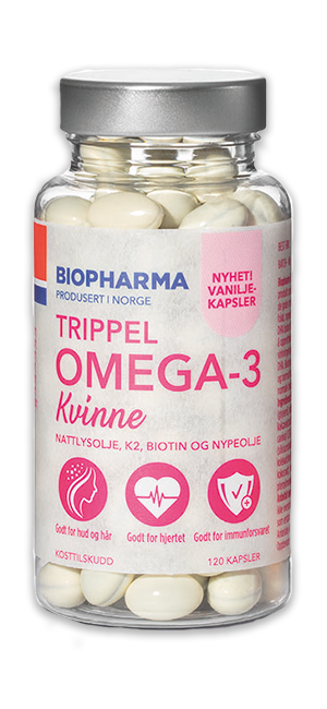 Trippel Omega 3 nőknek - Biopharma - 120 kapszula