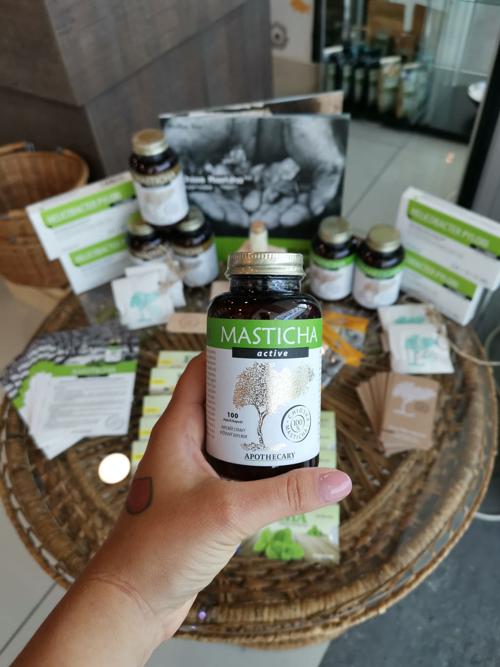 Masticha Terapia Az emésztőrendszer megfelelő működéséhez, Masticha Active - 100 tabletta Csomagolás: 100 tabletta