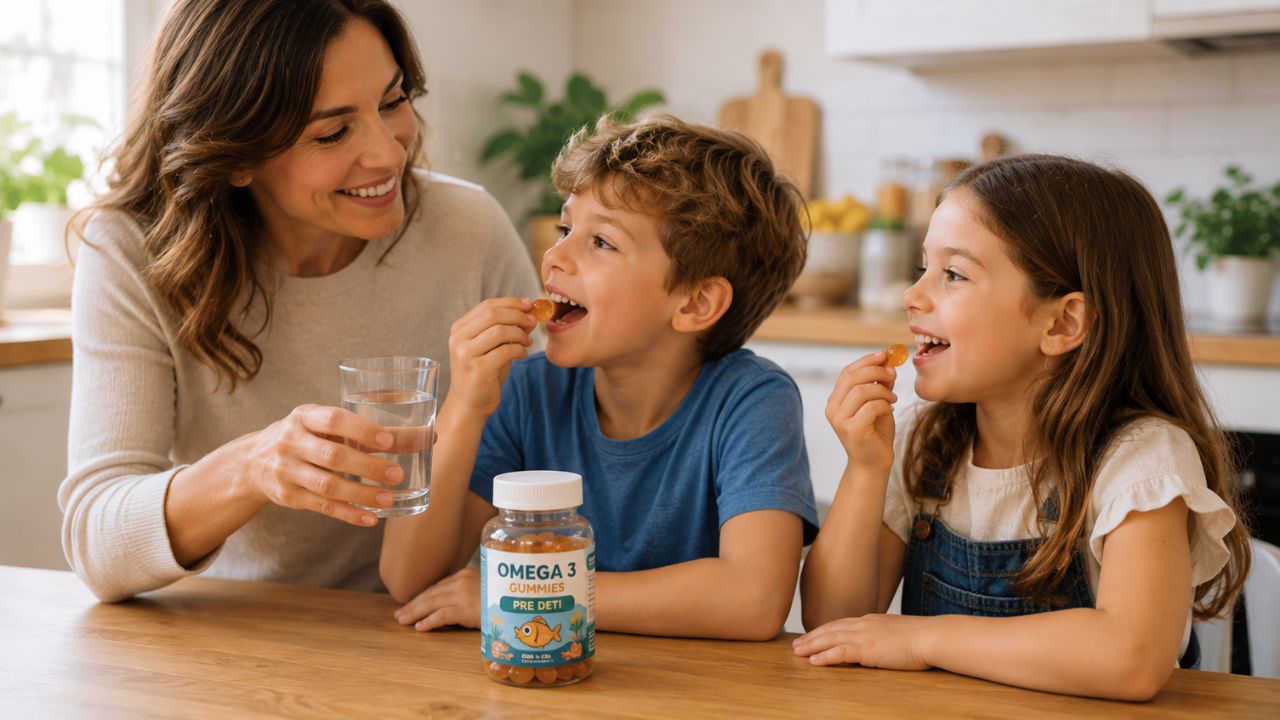 Omega 3 pentru copii: un nutrient mic cu un impact mare asupra dezvoltării