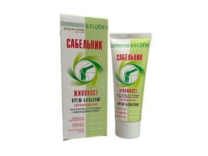 Balsam cremă "Sabelnik - tătăneasă" regenerant - Elixir - 75 ml