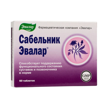 Sabelnic de mlaștină „Sabelnik” - Evalar - 60 comprimate