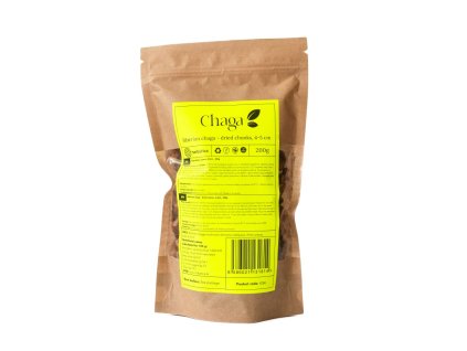 Chaga siberian bucăți uscate (4-5 cm) - 200g - Herbatica