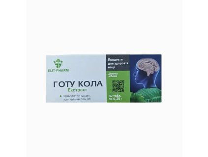 Extract de Gotu Kola - 80 comprimate - Elit Pharm