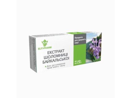Extract de Scutellaria baicalensis - 80 tablete - Elit Pharm