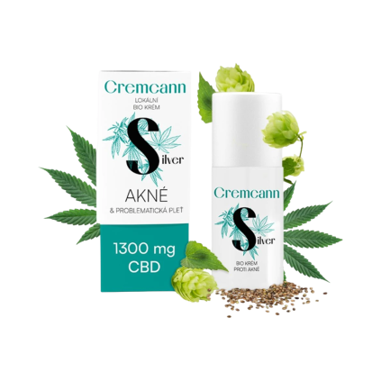CREMCANN SILVER 1 300 mg cremă bio locală pentru piele problematică - 30 ml - Annabis