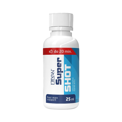 EREXAN Super SHOT băutură pentru susținerea erecției, cu efect extra rapid - 25 ml