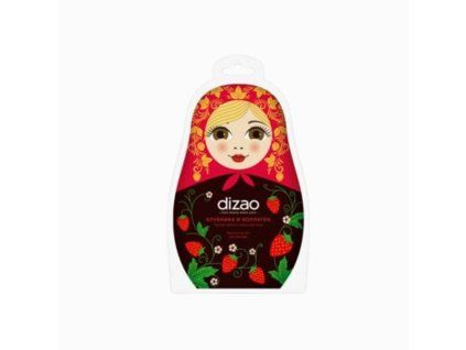 Mască neagră cu colagen și extract de căpșuni, cu efect de fermitate MATRIOȘKA 25g - Dizao