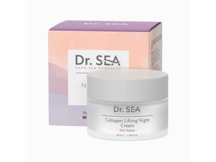 Cremă de noapte cu colagen, efect de lifting și vitamina E - 50 ml - Dr. Sea