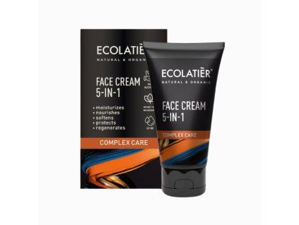 Cremă de față 5 în 1 îngrijire complexă - 50 ml - Ecolatier