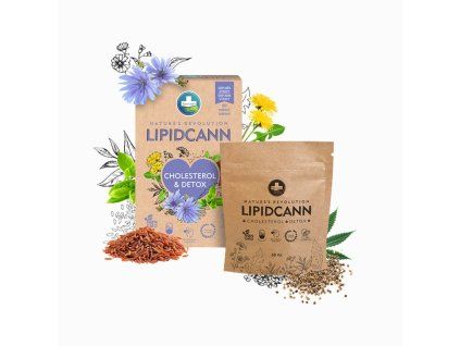 LIPIDCANN CHOLESTEROL și DETOX supliment alimentar - 60 tablete - Annabis