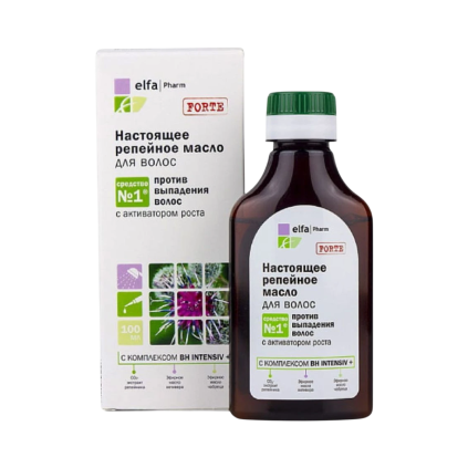 Ulei de brusture pentru păr împotriva căderii - 100 ml - Elfa Pharm