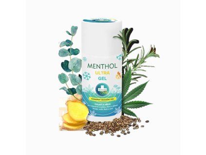 MENTHOL ULTRA GEL – gel de masaj cu cânepă cu efect dublu - 90 ml - Annabis