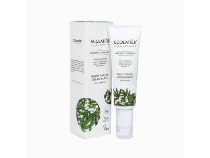 Cremă/mască de noapte fermă Organic Cannabis - 50ml - Ecolatier