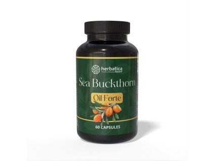 Ulei de cătină Forte în capsule/500 mg - 60 capsule - Herbatica