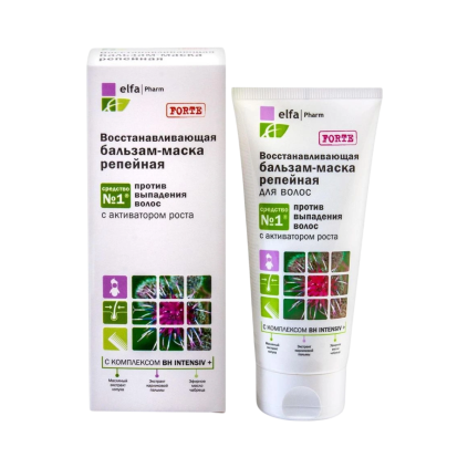 Mască regenerantă cu brusture pentru păr - 200 ml - Elfa Pharm