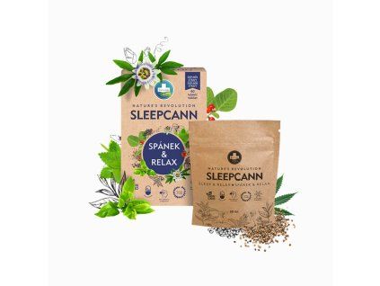 SLEEPCANN SOMN ȘI RELAXARE supliment alimentar - 60 comprimate - Annabis
